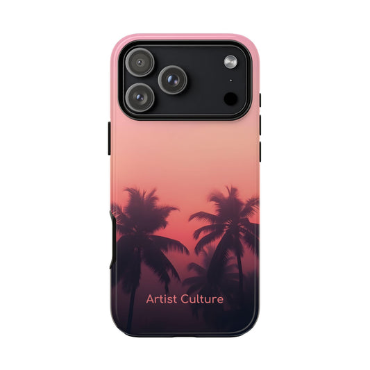 Palm Haze Protective Tough Phone Case for iPhone®