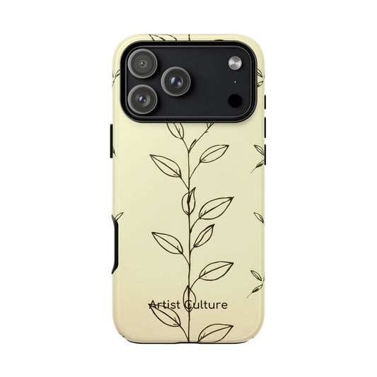 Fine Leaf Protective Tough Phone Case for iPhone®