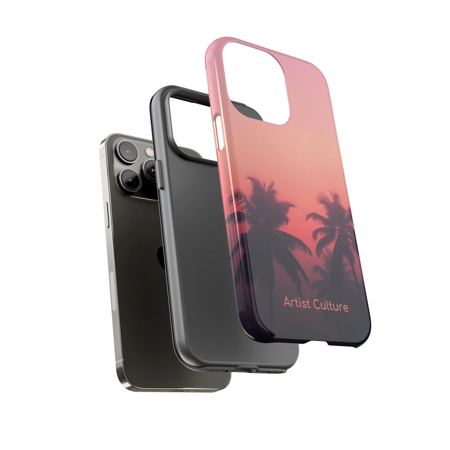 Palm Haze Protective Tough Phone Case for iPhone®